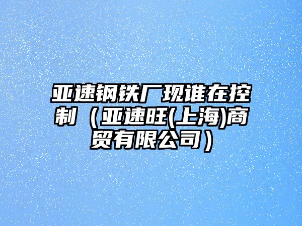 亞速鋼鐵廠現(xiàn)誰在控制（亞速旺(上海)商貿(mào)有限公司）