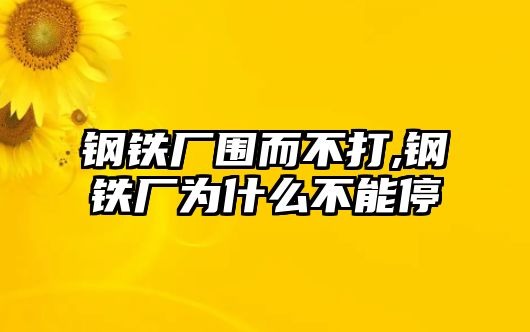 鋼鐵廠圍而不打,鋼鐵廠為什么不能停