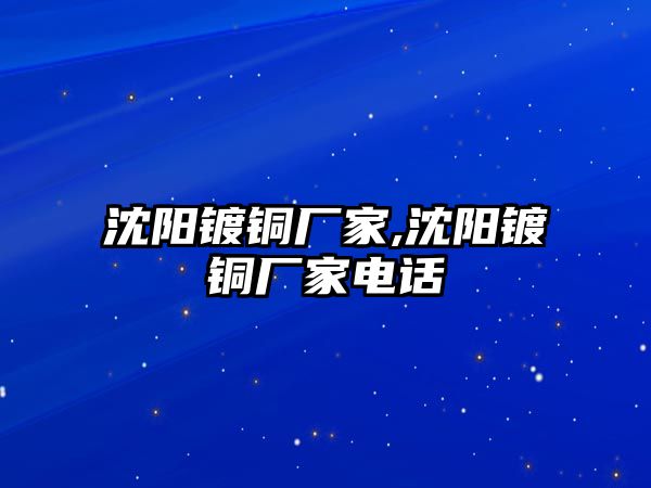 沈陽鍍銅廠家,沈陽鍍銅廠家電話