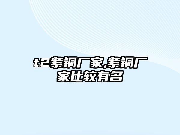 t2紫銅廠家,紫銅廠家比較有名