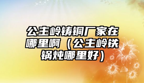 公主嶺鑄銅廠家在哪里?。ü鲙X鐵鍋燉哪里好）