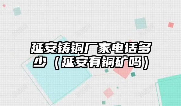 延安鑄銅廠家電話多少（延安有銅礦嗎）