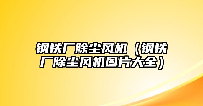 鋼鐵廠除塵風(fēng)機(jī)（鋼鐵廠除塵風(fēng)機(jī)圖片大全）