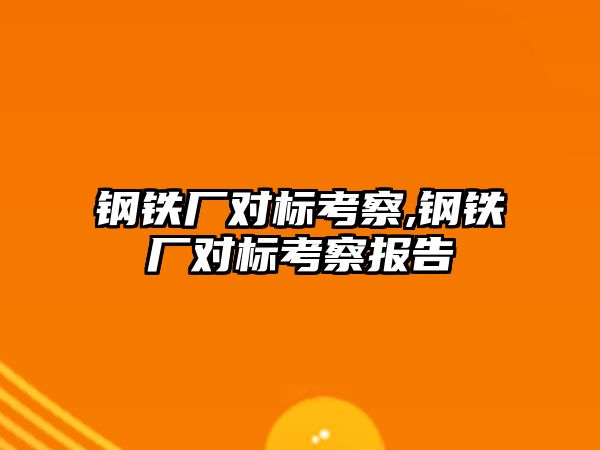 鋼鐵廠對標考察,鋼鐵廠對標考察報告