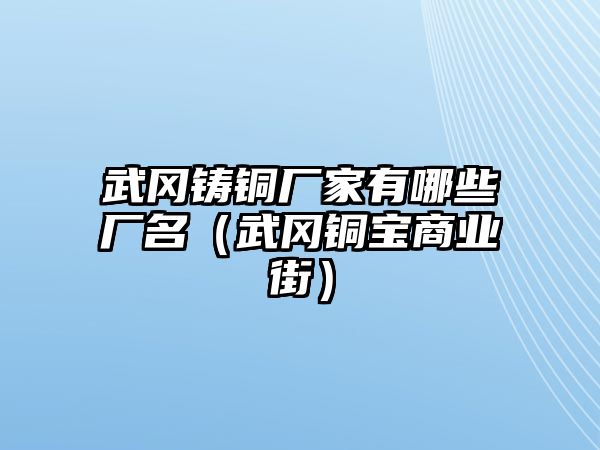 武岡鑄銅廠家有哪些廠名（武岡銅寶商業(yè)街）