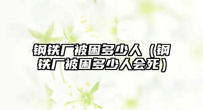 鋼鐵廠被困多少人（鋼鐵廠被困多少人會死）