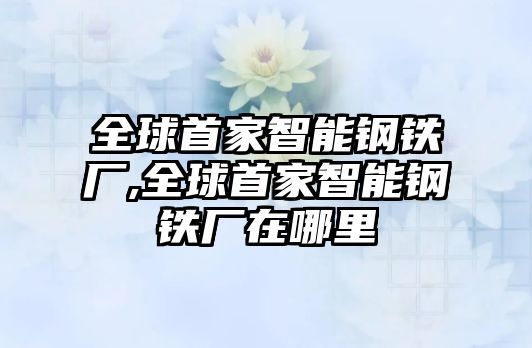 全球首家智能鋼鐵廠,全球首家智能鋼鐵廠在哪里