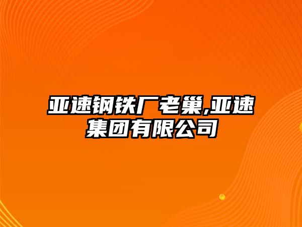 亞速鋼鐵廠老巢,亞速集團有限公司