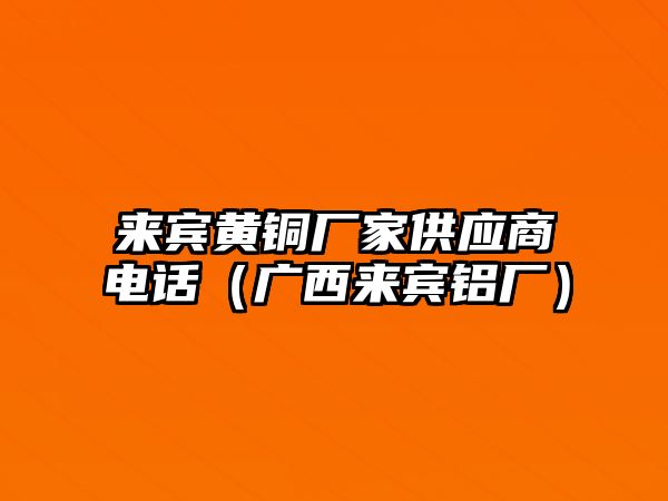 來賓黃銅廠家供應(yīng)商電話（廣西來賓鋁廠）