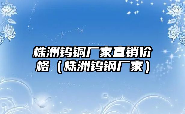 株洲鎢銅廠家直銷價(jià)格（株洲鎢鋼廠家）