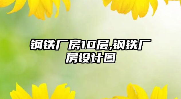 鋼鐵廠房10層,鋼鐵廠房設(shè)計(jì)圖