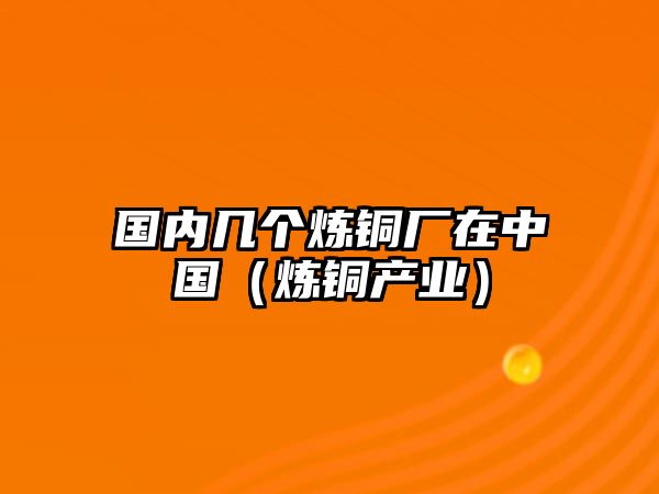 國內(nèi)幾個煉銅廠在中國（煉銅產(chǎn)業(yè)）