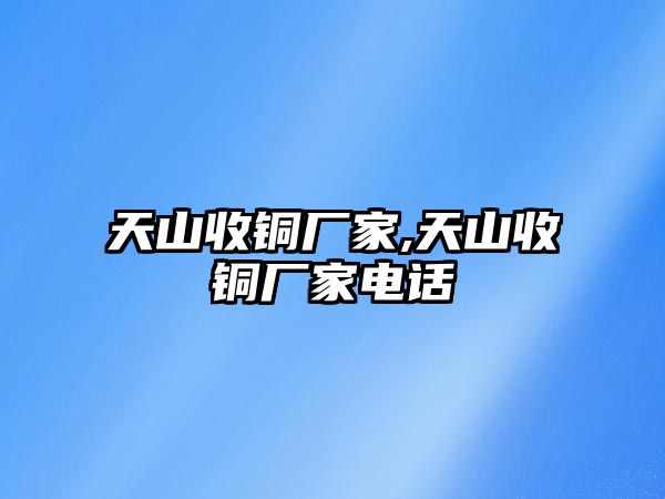 天山收銅廠家,天山收銅廠家電話