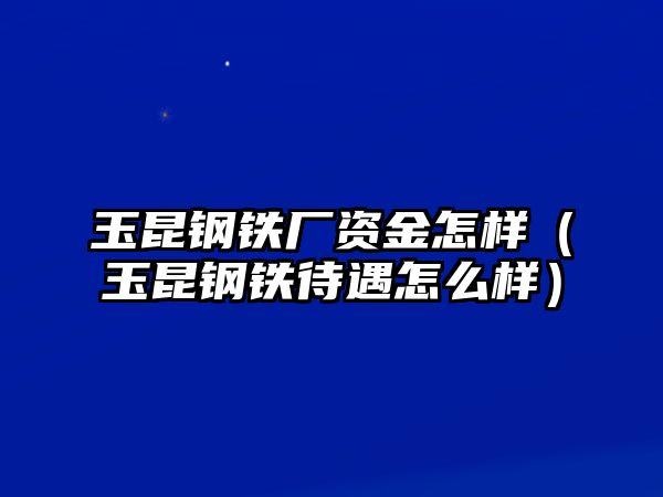 玉昆鋼鐵廠資金怎樣（玉昆鋼鐵待遇怎么樣）