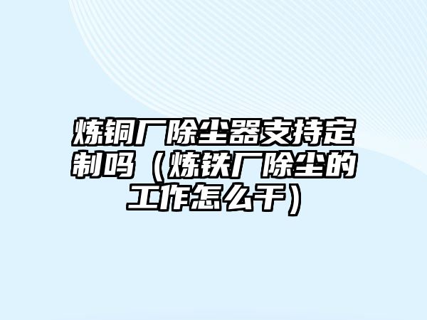 煉銅廠除塵器支持定制嗎（煉鐵廠除塵的工作怎么干）