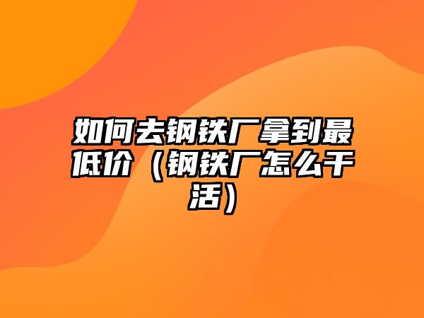 如何去鋼鐵廠拿到最低價（鋼鐵廠怎么干活）