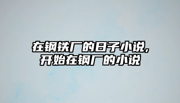 在鋼鐵廠的日子小說,開始在鋼廠的小說