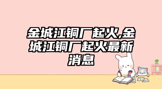 金城江銅廠起火,金城江銅廠起火最新消息