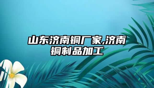 山東濟南銅廠家,濟南銅制品加工