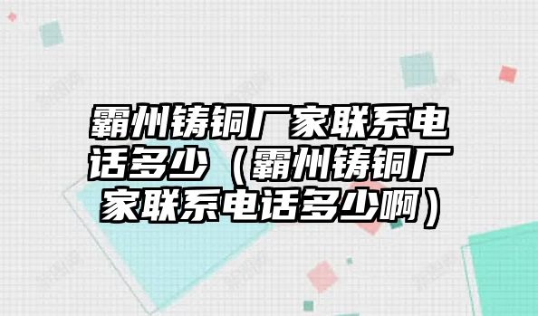 霸州鑄銅廠家聯(lián)系電話多少（霸州鑄銅廠家聯(lián)系電話多少?。? class=