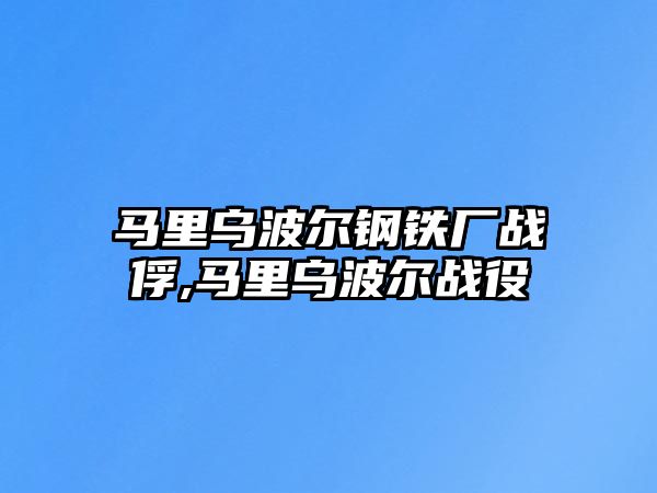 馬里烏波爾鋼鐵廠戰(zhàn)俘,馬里烏波爾戰(zhàn)役