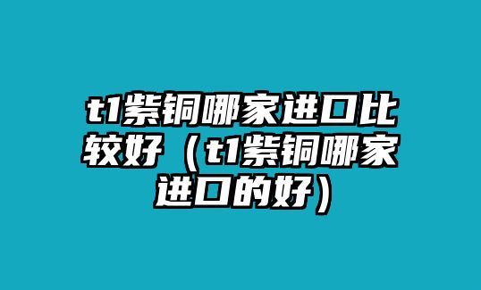 t1紫銅哪家進(jìn)口比較好（t1紫銅哪家進(jìn)口的好）