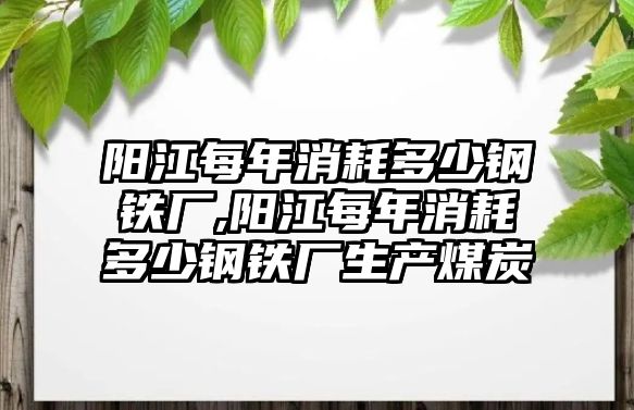 陽江每年消耗多少鋼鐵廠,陽江每年消耗多少鋼鐵廠生產(chǎn)煤炭