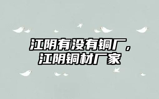 江陰有沒有銅廠,江陰銅材廠家