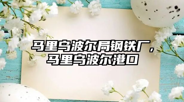 馬里烏波爾局鋼鐵廠,馬里烏波爾港口