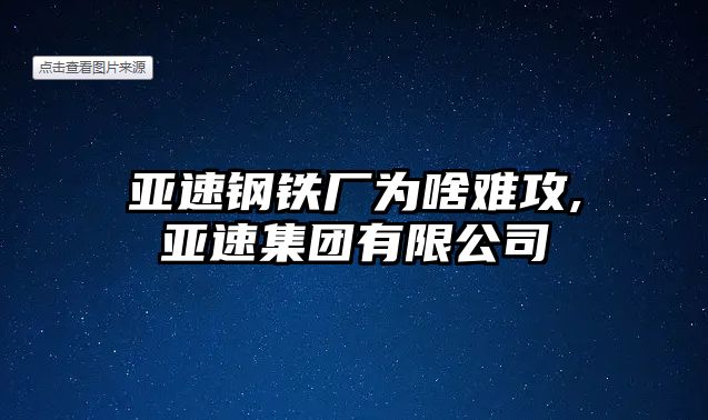 亞速鋼鐵廠為啥難攻,亞速集團有限公司